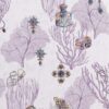 purple botanical wallpaper from matthew williamson