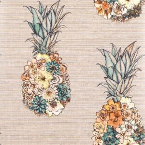 multicolour botanical wallpaper from matthew williamson