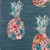 blue botanical wallpaper from matthew williamson