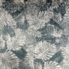 black-grey botanical jacquard fabric from Utopia