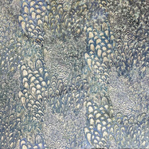 blue contemporary jacquard fabric from Utopia