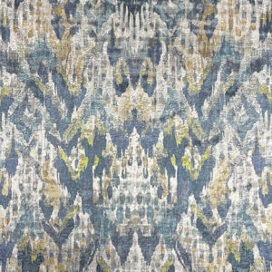 blue contemporary jacquard fabric from Utopia
