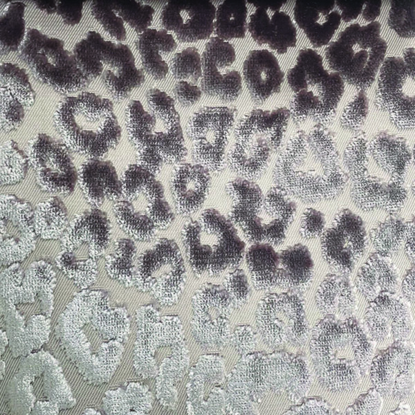 Raffles Cheetah Fabric - 3 by brown spotted velvet-chenille fabric from Art of the Loom