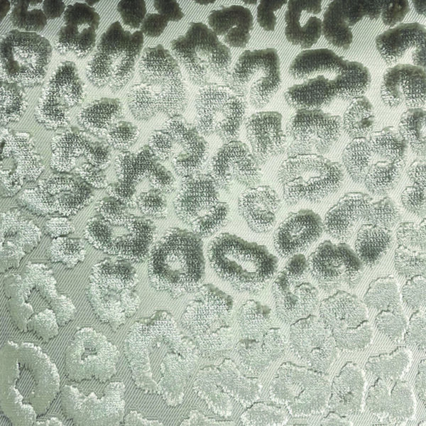 Raffles Cheetah Fabric - 4 by neutral spotted velvet-chenille fabric from Art of the Loom