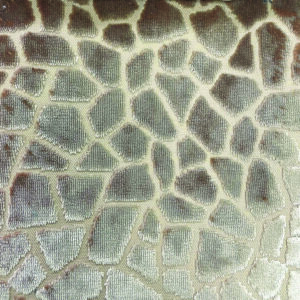 neutral spotted velvet-chenille fabric from Art of the Loom