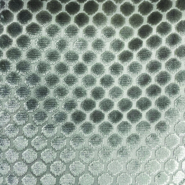 black-grey spotted velvet-chenille fabric from Art of the Loom