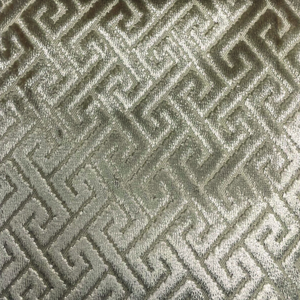 Raffles Trellis Fabric - 1 by neutral geometric velvet-chenille fabric from Art of the Loom
