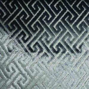 brown geometric velvet-chenille fabric from Art of the Loom