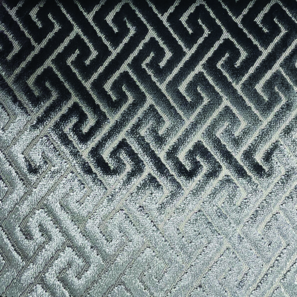 brown geometric velvet-chenille fabric from Art of the Loom