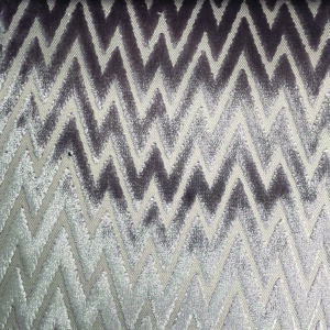 brown striped velvet-chenille fabric from Art of the Loom
