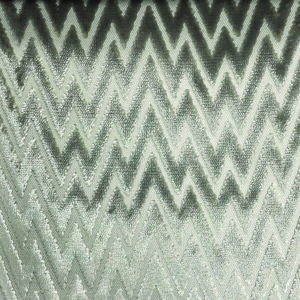 neutral striped velvet-chenille fabric from Art of the Loom