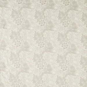 neutral botanical cotton fabric from William Morris & Co