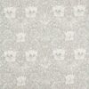 black-grey botanical cotton fabric from William Morris & Co