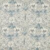 blue botanical cotton fabric from William Morris & Co