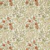 green botanical cotton fabric from William Morris & Co