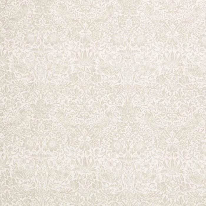 Pure Strawberry Thief Sheer Wide Width Fabric - Linen swatch