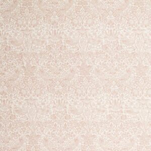 pink botanical cotton fabric from William Morris & Co