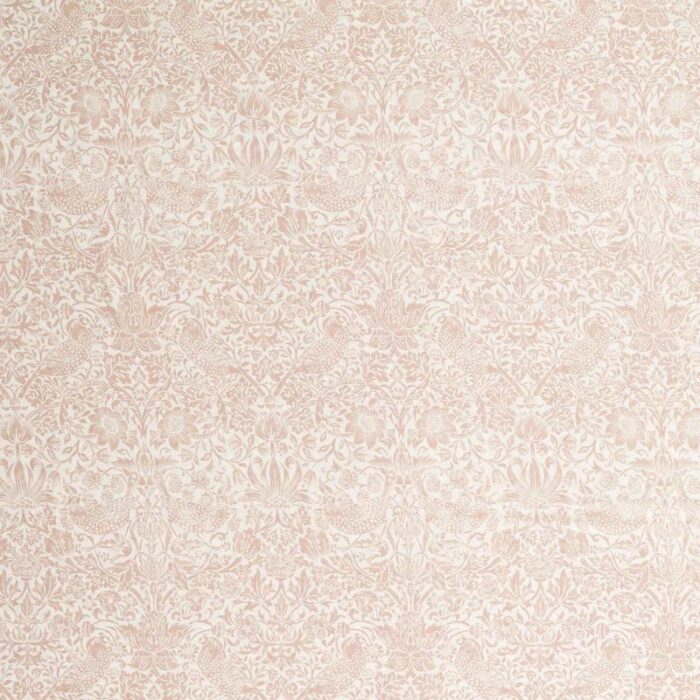 Pure Strawberry Thief Sheer Wide Width Fabric - Blush swatch