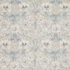 blue botanical cotton fabric from William Morris & Co