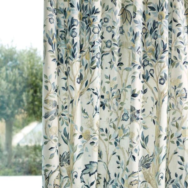 Melsetter Wide Width Fabric - Indigo / Sage by Melsetter Wide Width Fabric - Indigo / Sage from