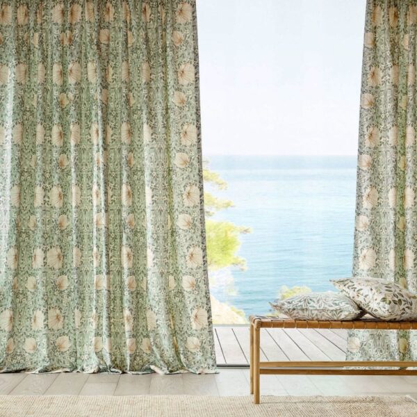 Pimpernel Wide Width Fabric - Sage / Caramel by Pimpernel Wide Width Fabric - Sage / Caramel from