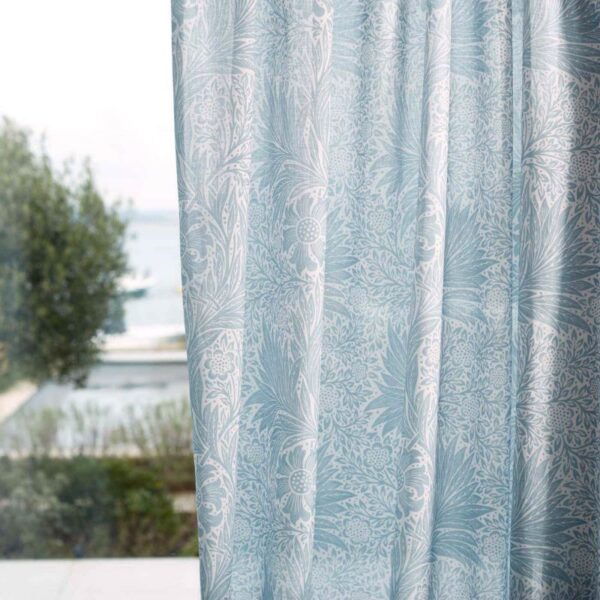 Pure Marigold Sheer Wide Width Fabric - Soft Blue by Pure Marigold Sheer Wide Width Fabric - Soft Blue from