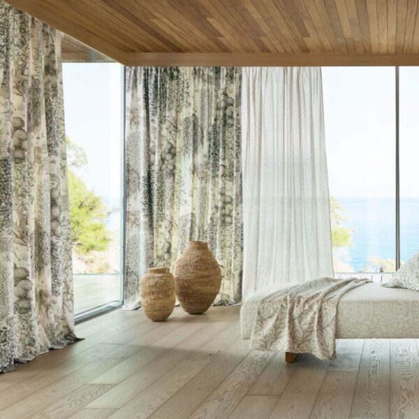 The Brook Wide Width Fabric - Sage / Linen by The Brook Wide Width Fabric - Sage / Linen from