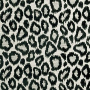 black-grey spotted velvet-chenille fabric from Clarke & Clarke