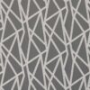 black-grey geometric embroideried fabric from Clarke & Clarke