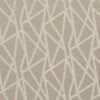 neutral geometric embroideried fabric from Clarke & Clarke