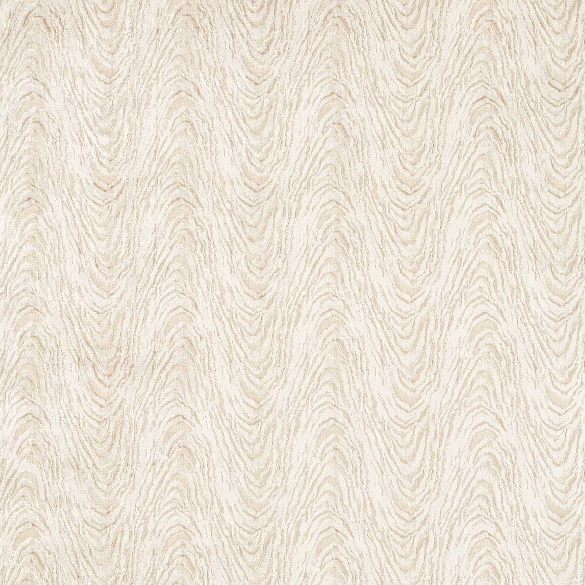 Delvoye Velvet Fabric - Linen by neutral contemporary velvet-chenille fabric from Clarke & Clarke