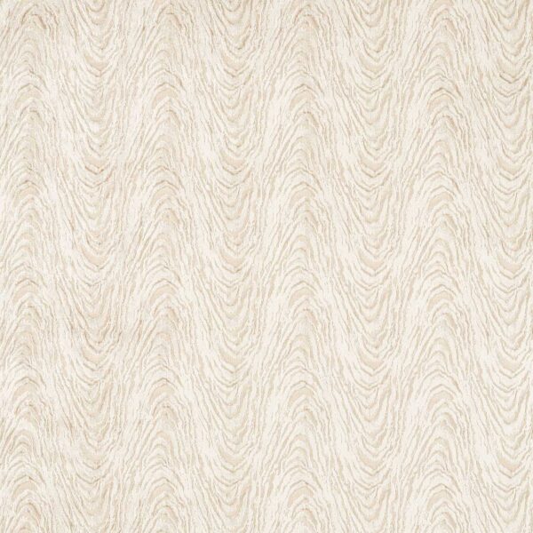Delvoye Velvet Fabric - Linen by neutral contemporary velvet-chenille fabric from Clarke & Clarke