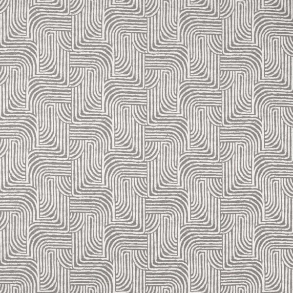 Gormley Jacquard Fabric - Slate by black-grey contemporary jacquard fabric from Clarke & Clarke