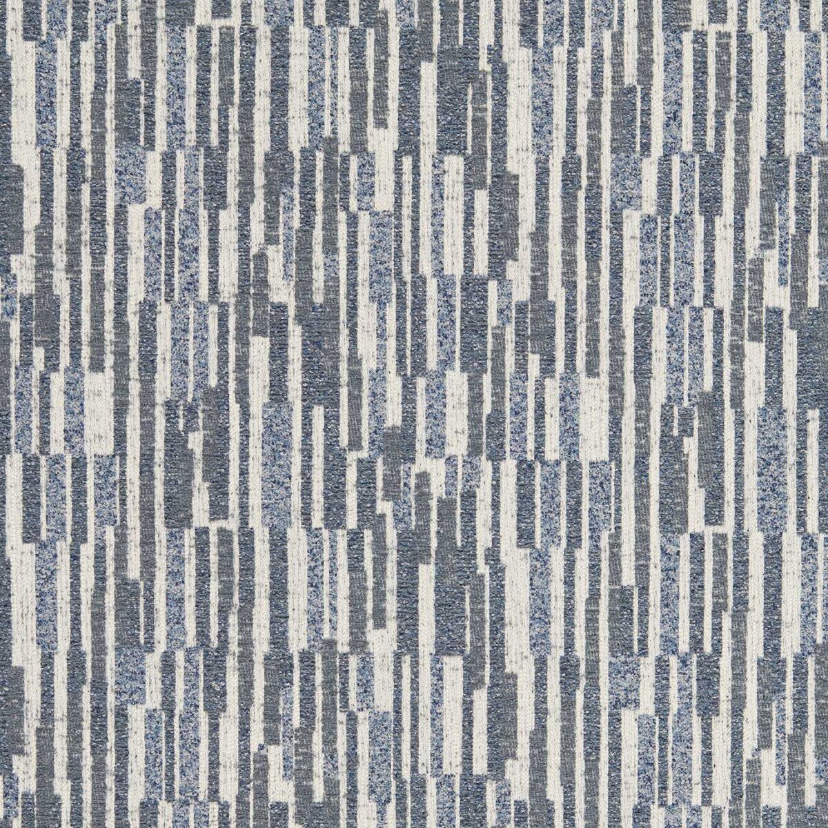 Juno Jacquard Fabric - Ink by blue contemporary jacquard fabric from Clarke & Clarke