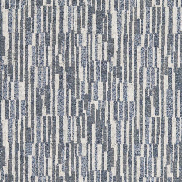blue contemporary jacquard fabric from Clarke & Clarke