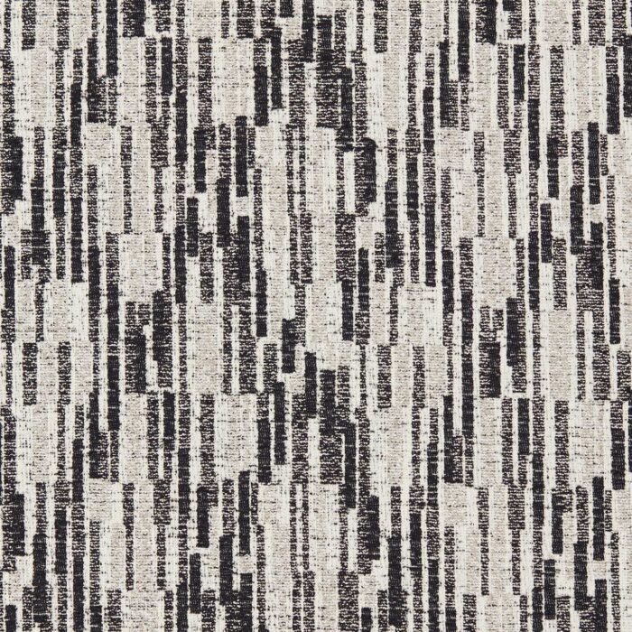 Juno Jacquard Fabric - Noir swatch
