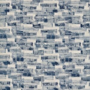 blue contemporary jacquard fabric from Clarke & Clarke