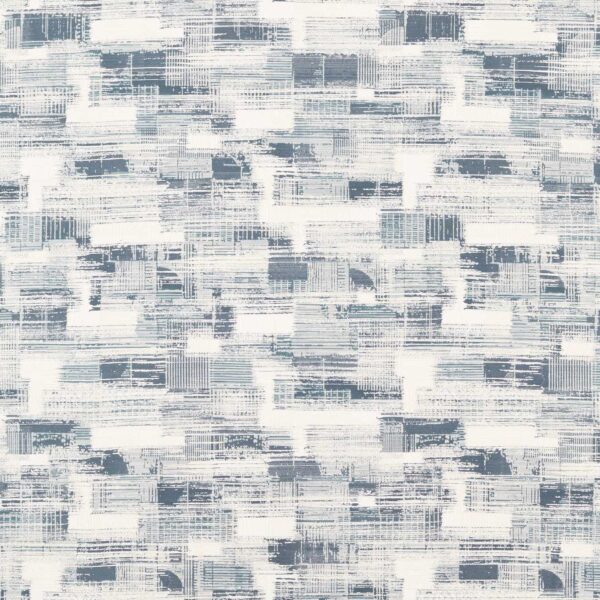 Kazimir Jacquard Fabric - Slate by blue contemporary jacquard fabric from Clarke & Clarke