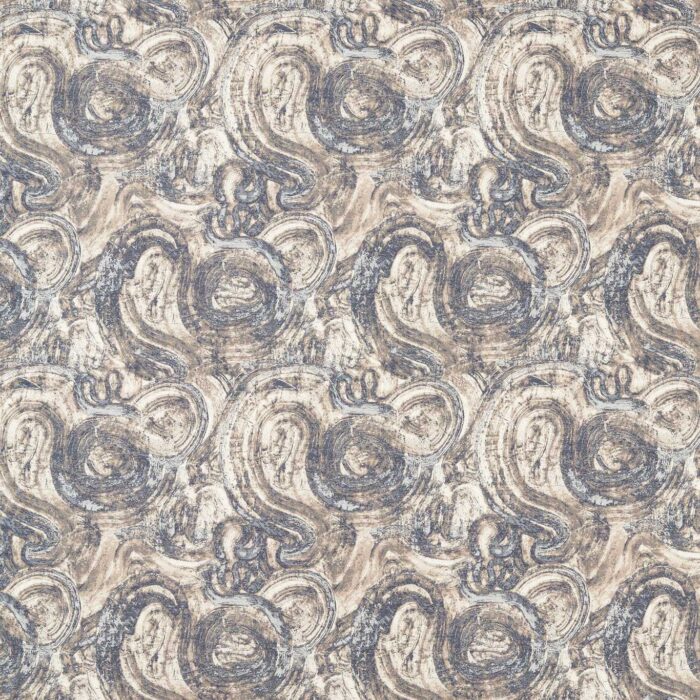 Hatoum Jacquard Fabric - Ink swatch