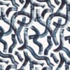 blue contemporary cotton fabric from Clarke & Clarke