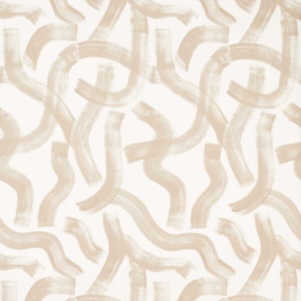 Malevich Fabric - Linen by neutral contemporary cotton fabric from Clarke & Clarke