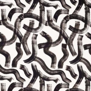 black-grey contemporary cotton fabric from Clarke & Clarke