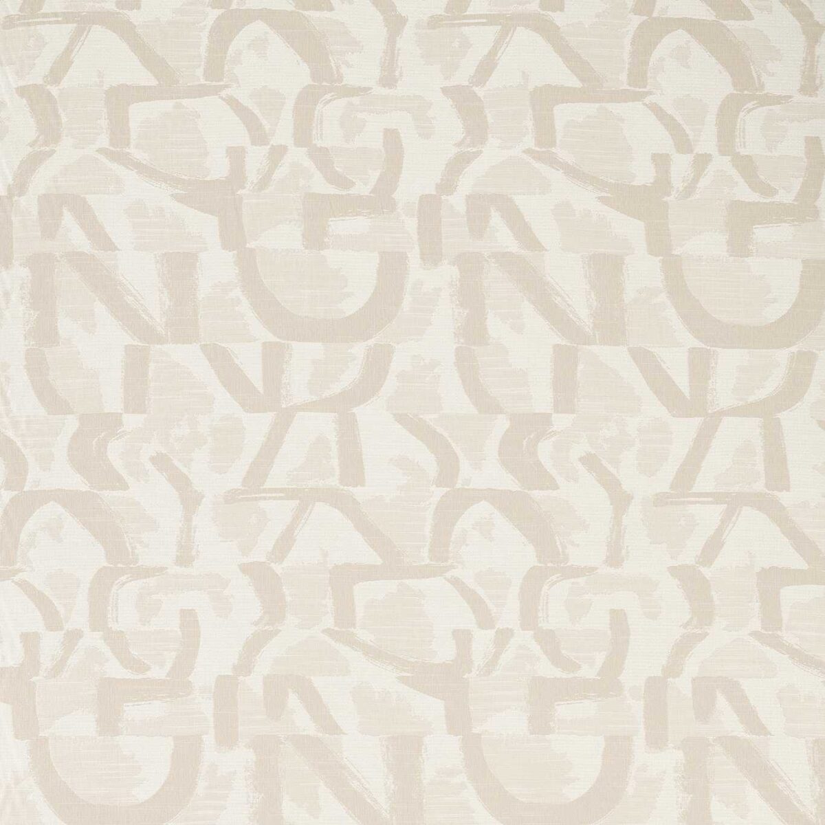 Piero Jacquard Fabric - Linen by neutral contemporary jacquard fabric from Clarke & Clarke