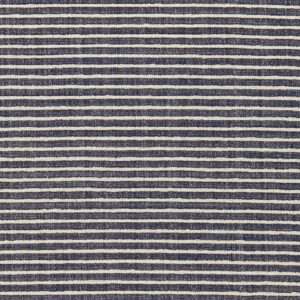 blue striped velvet-chenille fabric from Clarke & Clarke