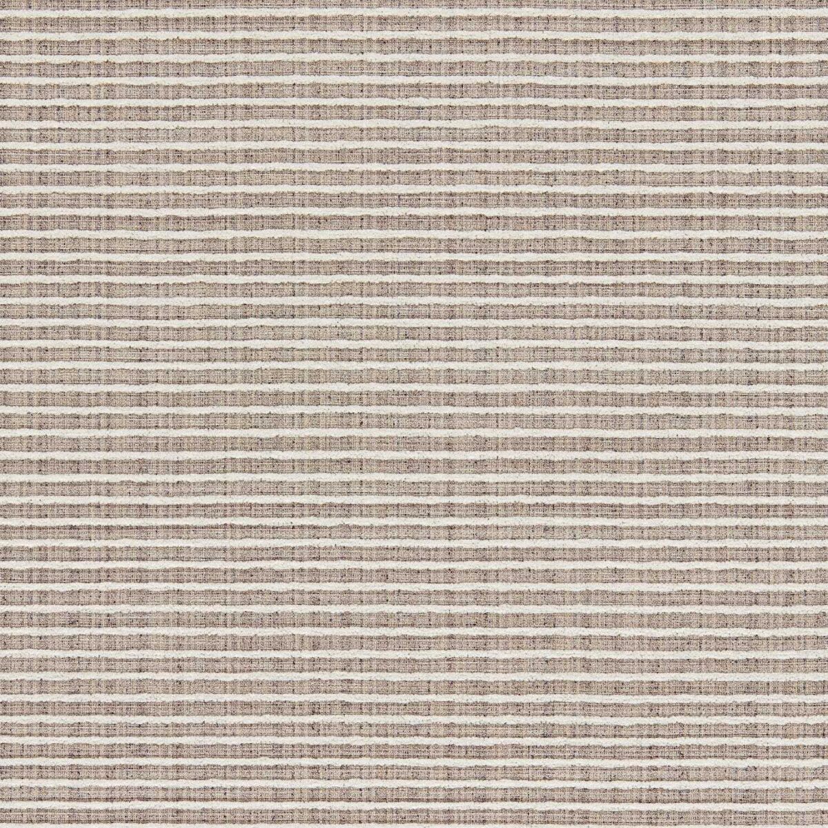 Taryn Jacquard Fabric - Linen by neutral striped velvet-chenille fabric from Clarke & Clarke