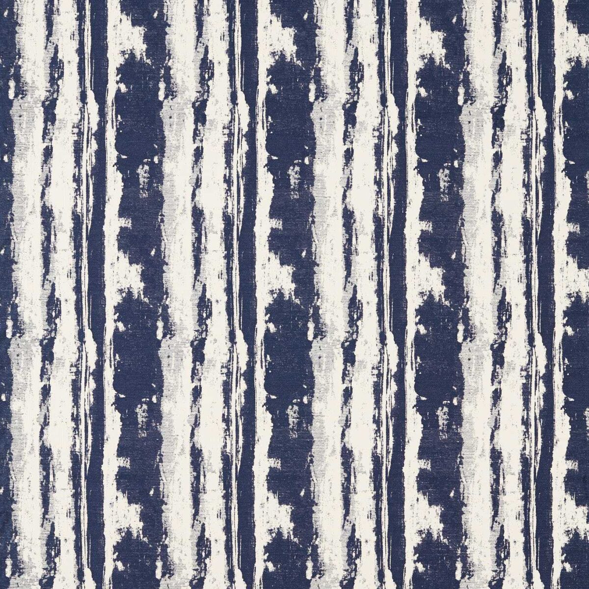 Herrera Fabric - Ink by blue contemporary velvet-chenille fabric from Clarke & Clarke