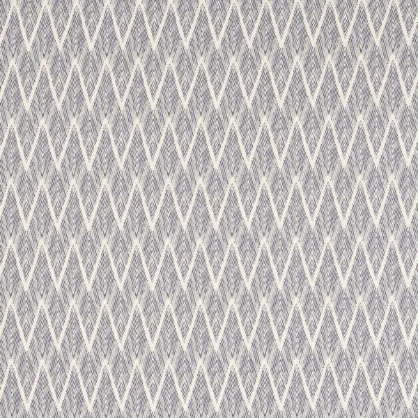 Holzer Fabric - Ink by black-grey striped jacquard fabric from Clarke & Clarke