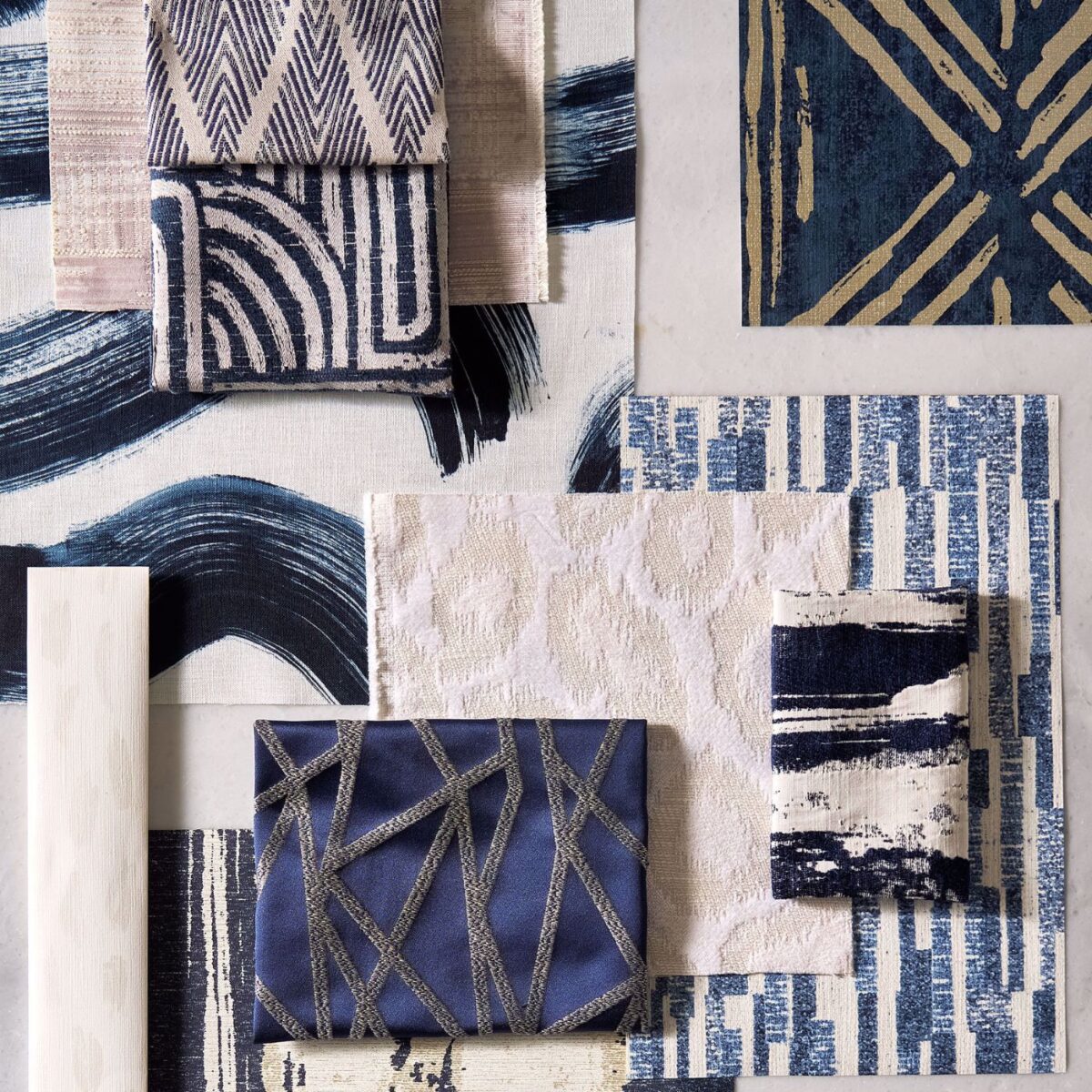Geomo Fabric - Taupe by Geomo Fabric - Taupe from