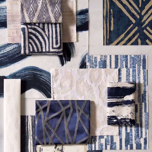 Juno Jacquard Fabric - Noir by Juno Jacquard Fabric - Noir from