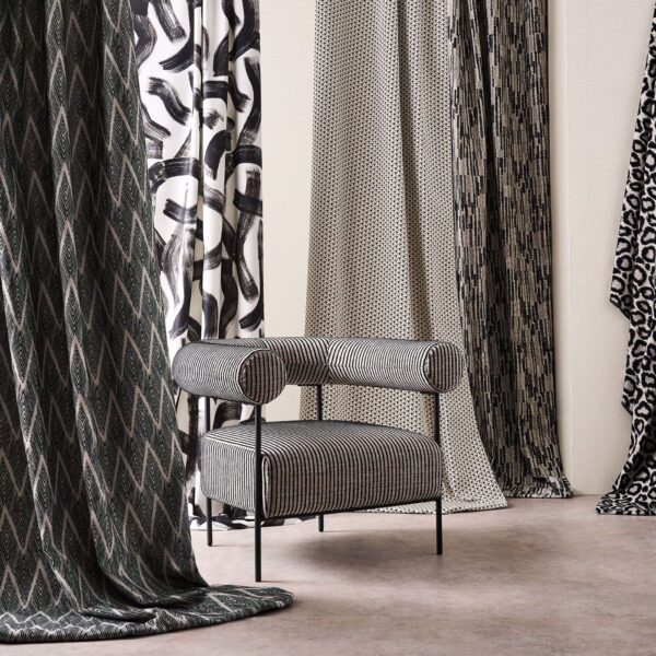 Malevich Fabric - Noir by Malevich Fabric - Noir from